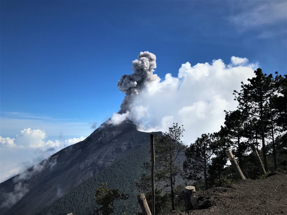 The Cold and Rough Hike Up Acatenango to See Volcan del Fuego