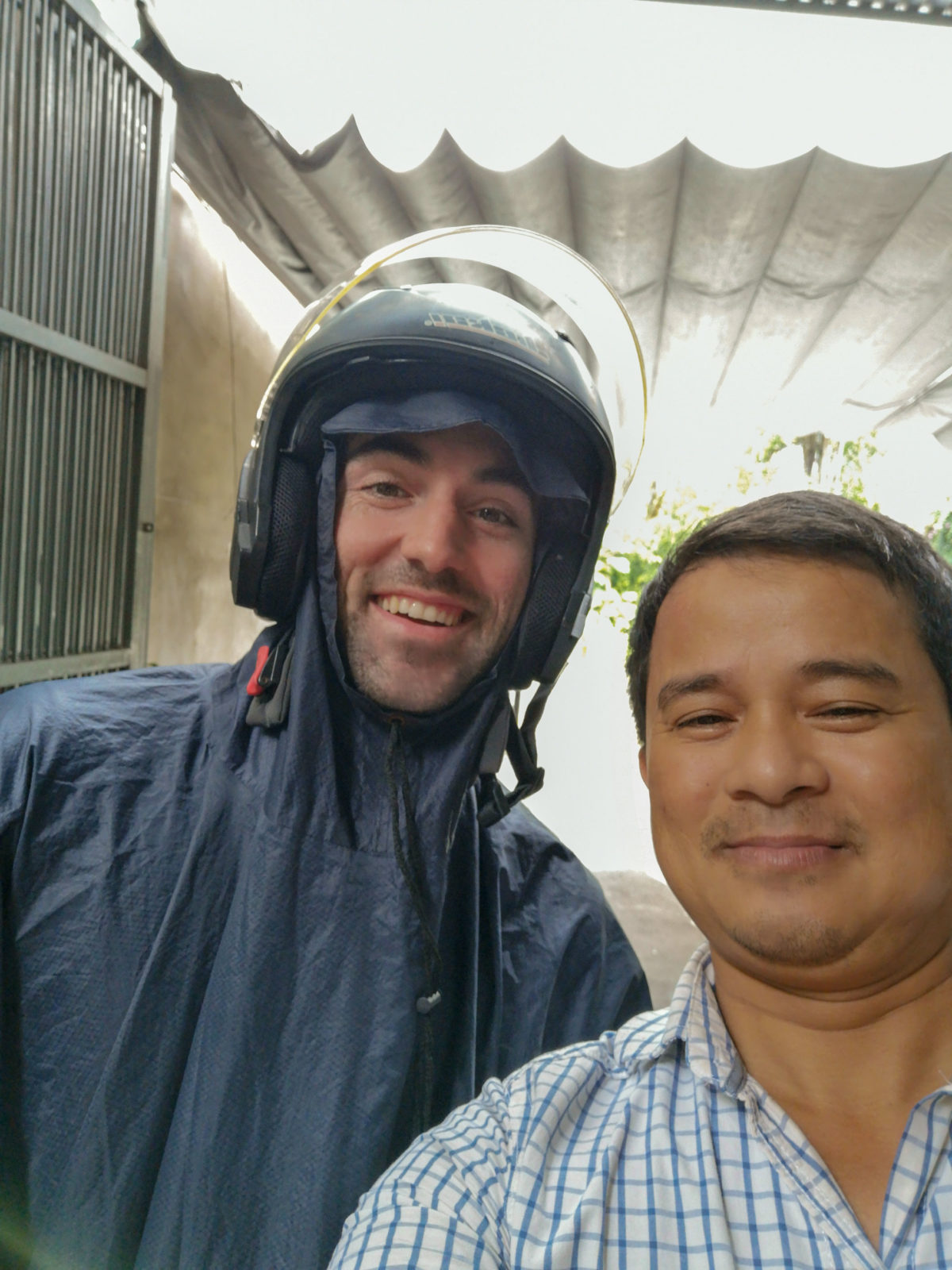 Laos Day 2. Wet, Rainy Ride to the Border.